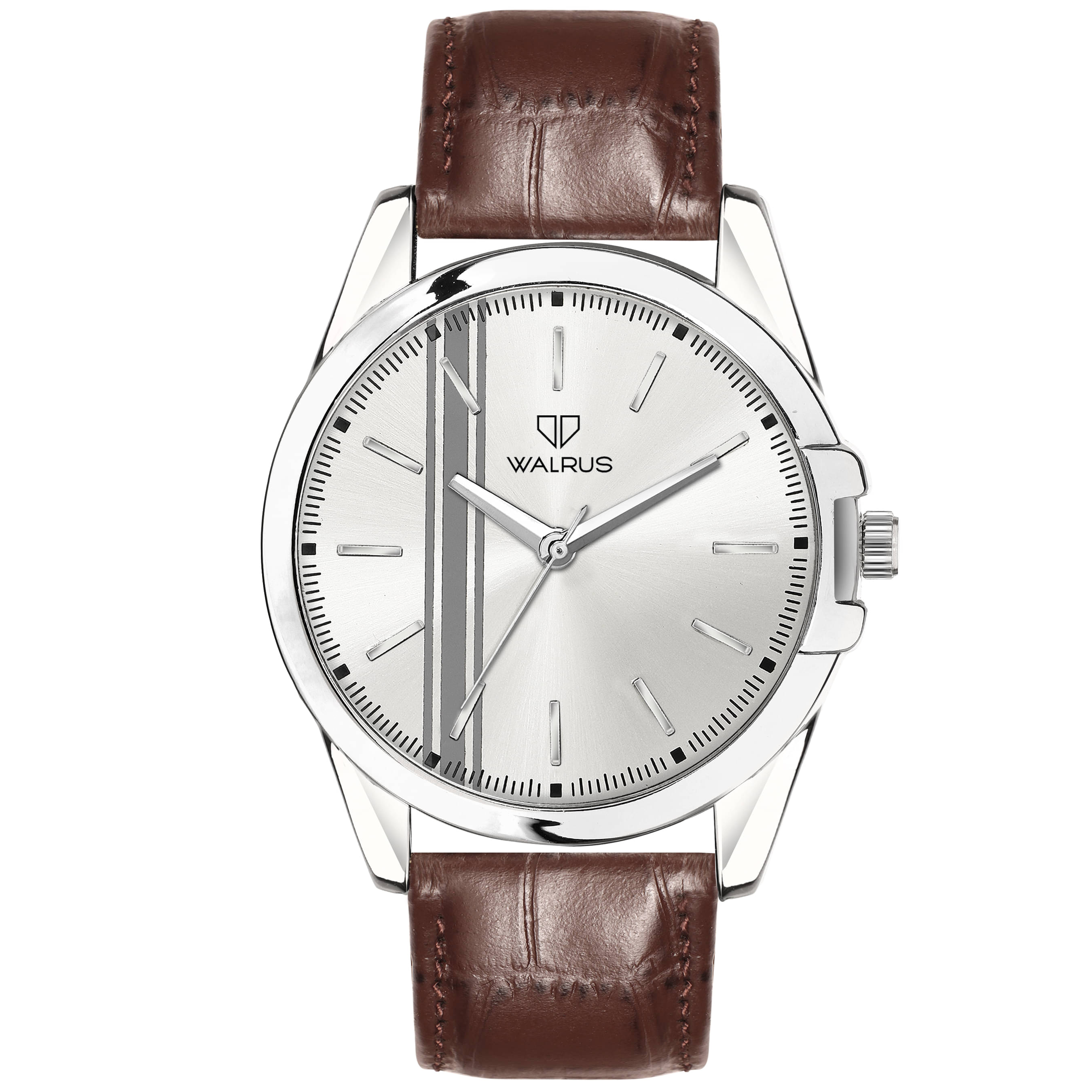     			Walrus Brown PU Analog Men's Watch
