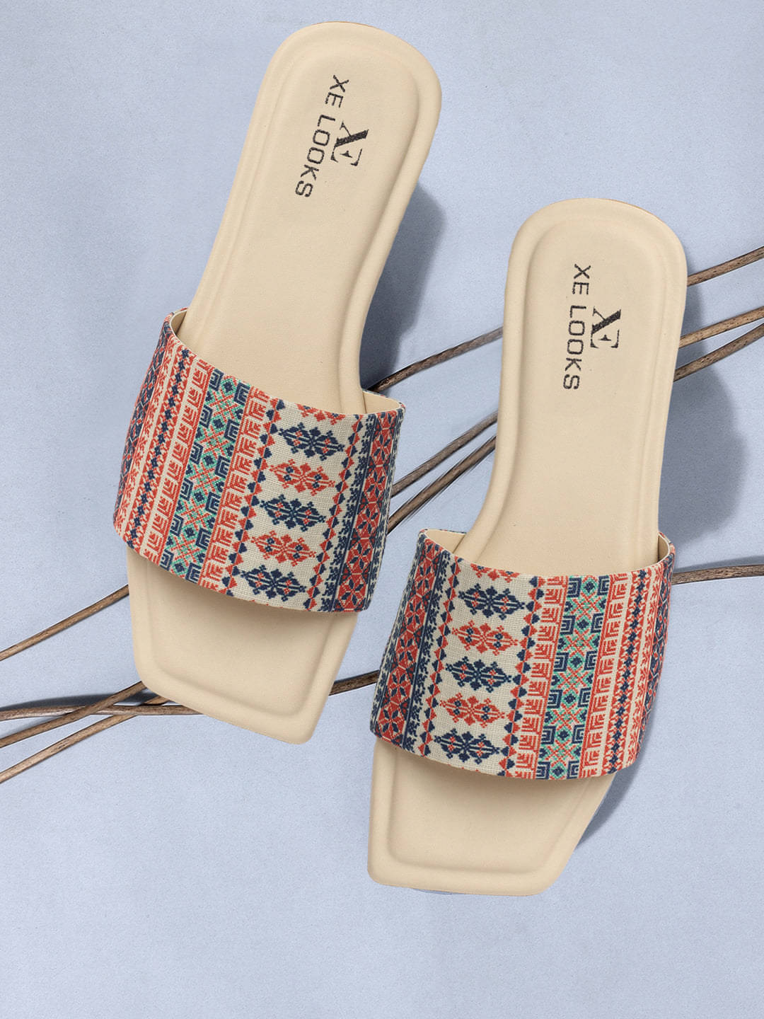     			XE Looks Beige Women's Flats
