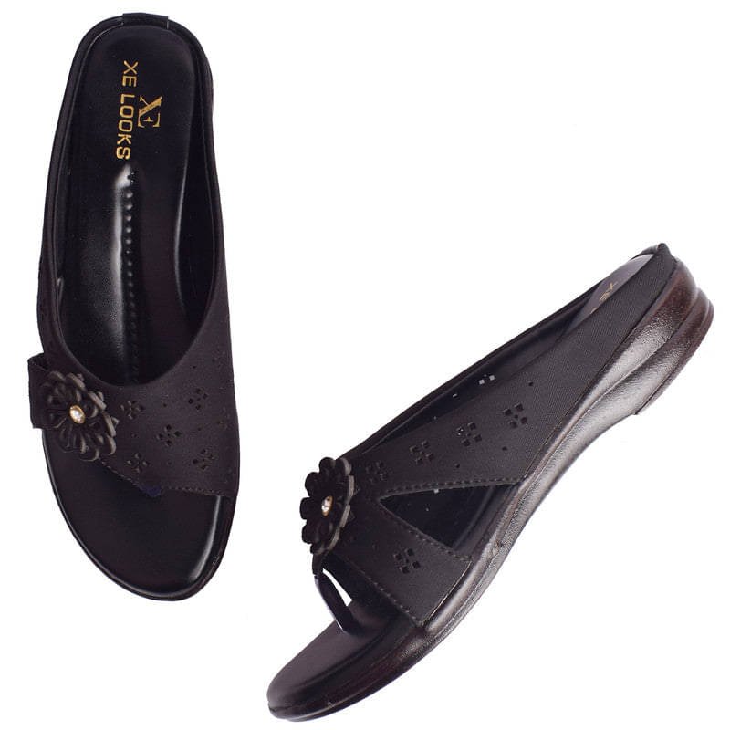     			XE Looks Black Women's Flats
