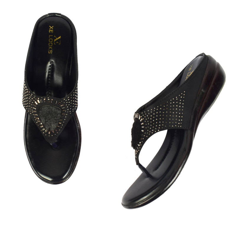     			XE Looks Black Women's Flats