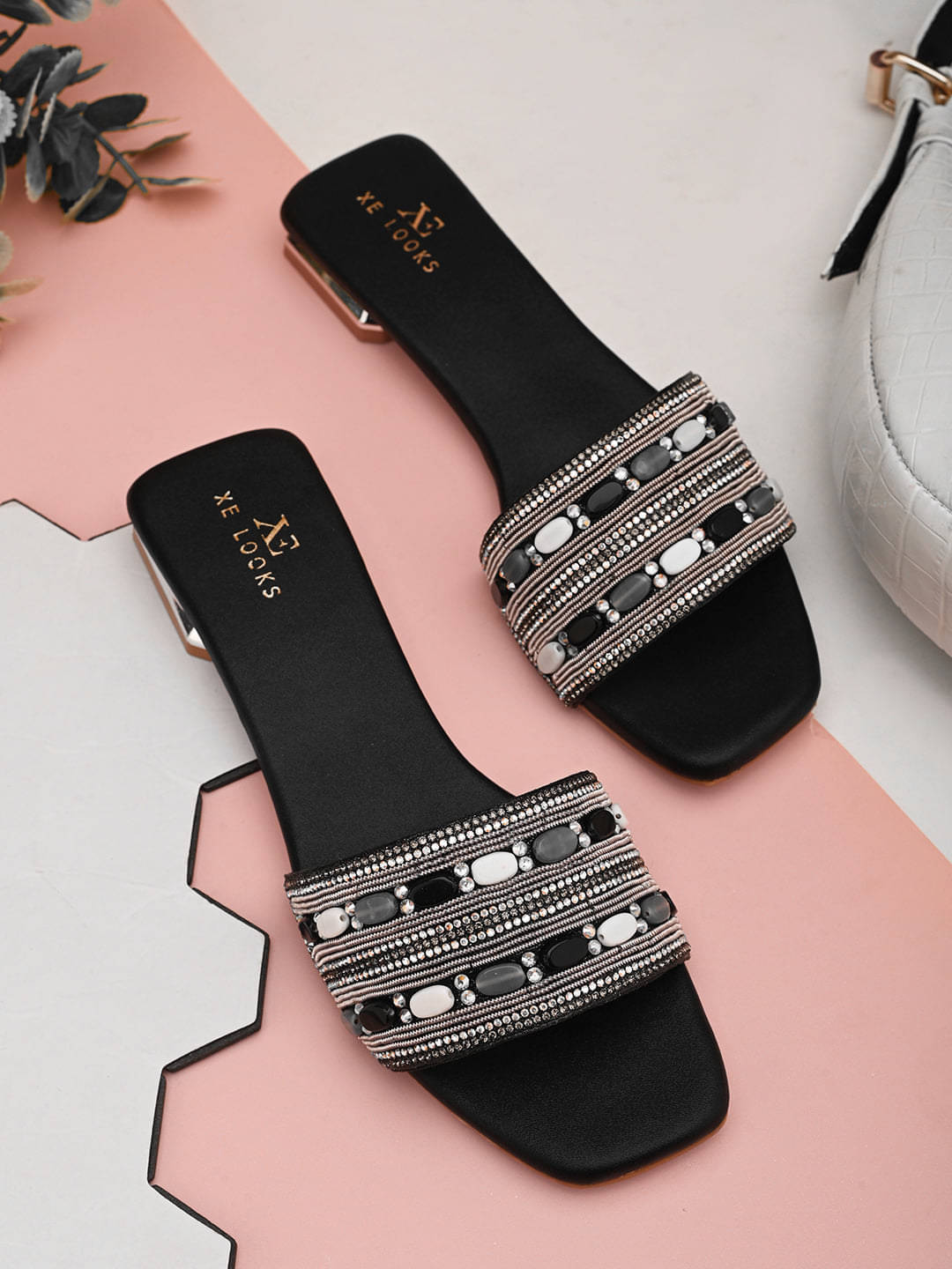     			XE Looks Black Women's Flats