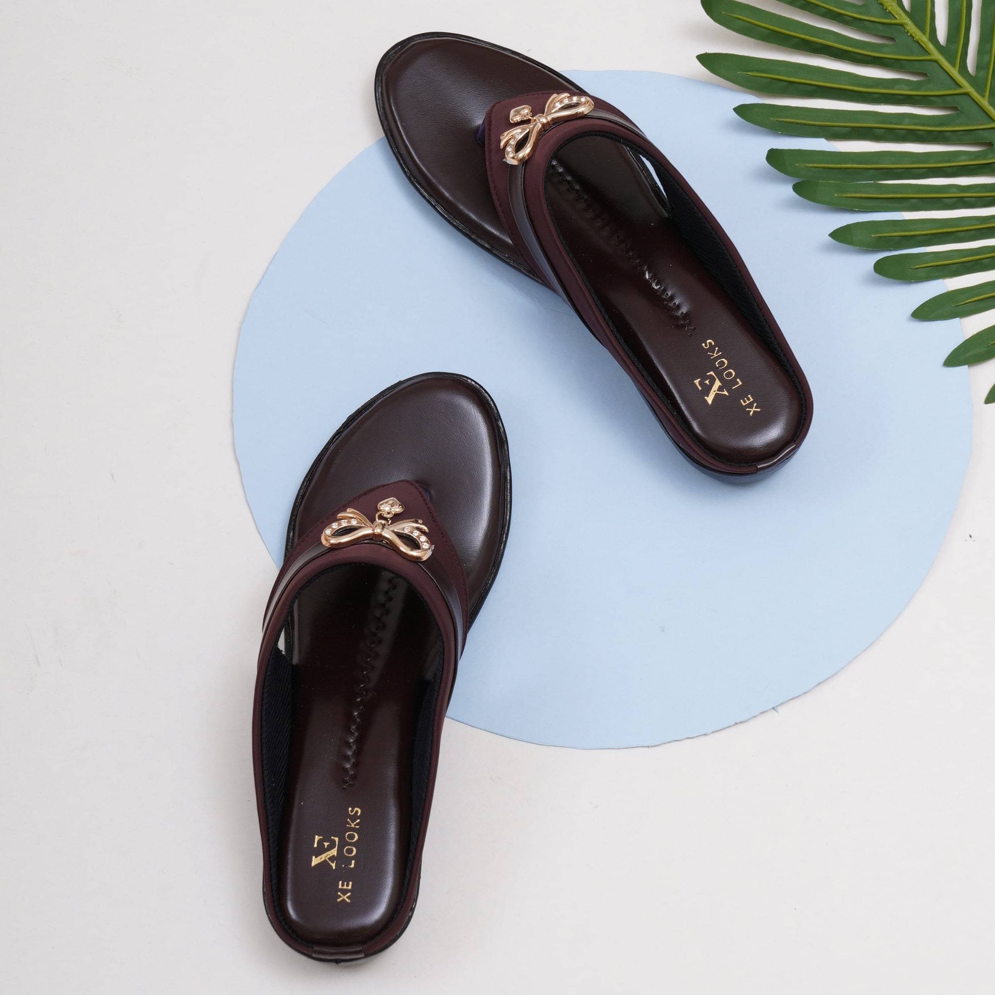     			XE Looks Brown Women's Flats