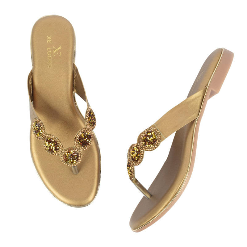     			XE Looks Copper Women's Flats