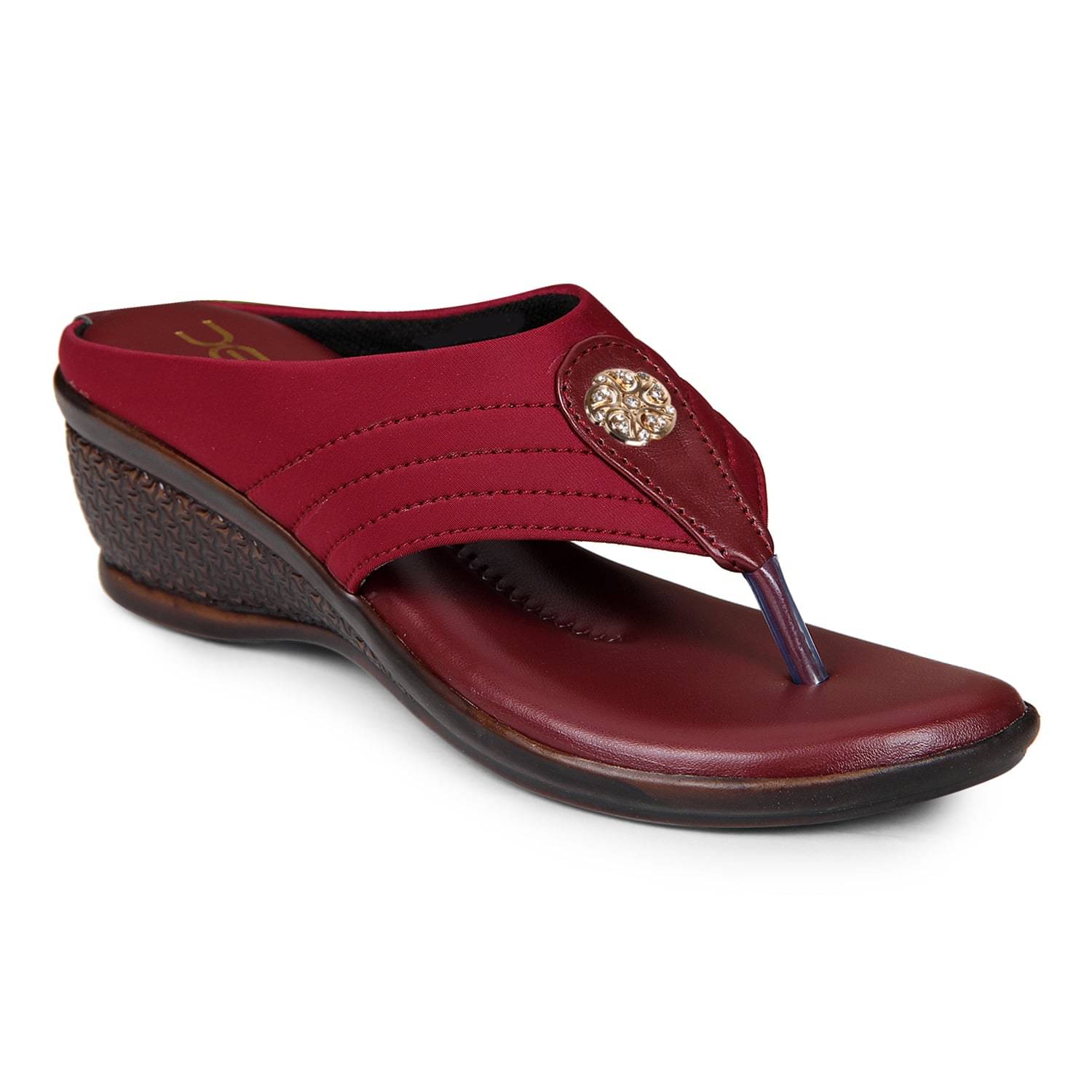 XE Looks Maroon Women's Flats XE Looks Maroon Women's Flats