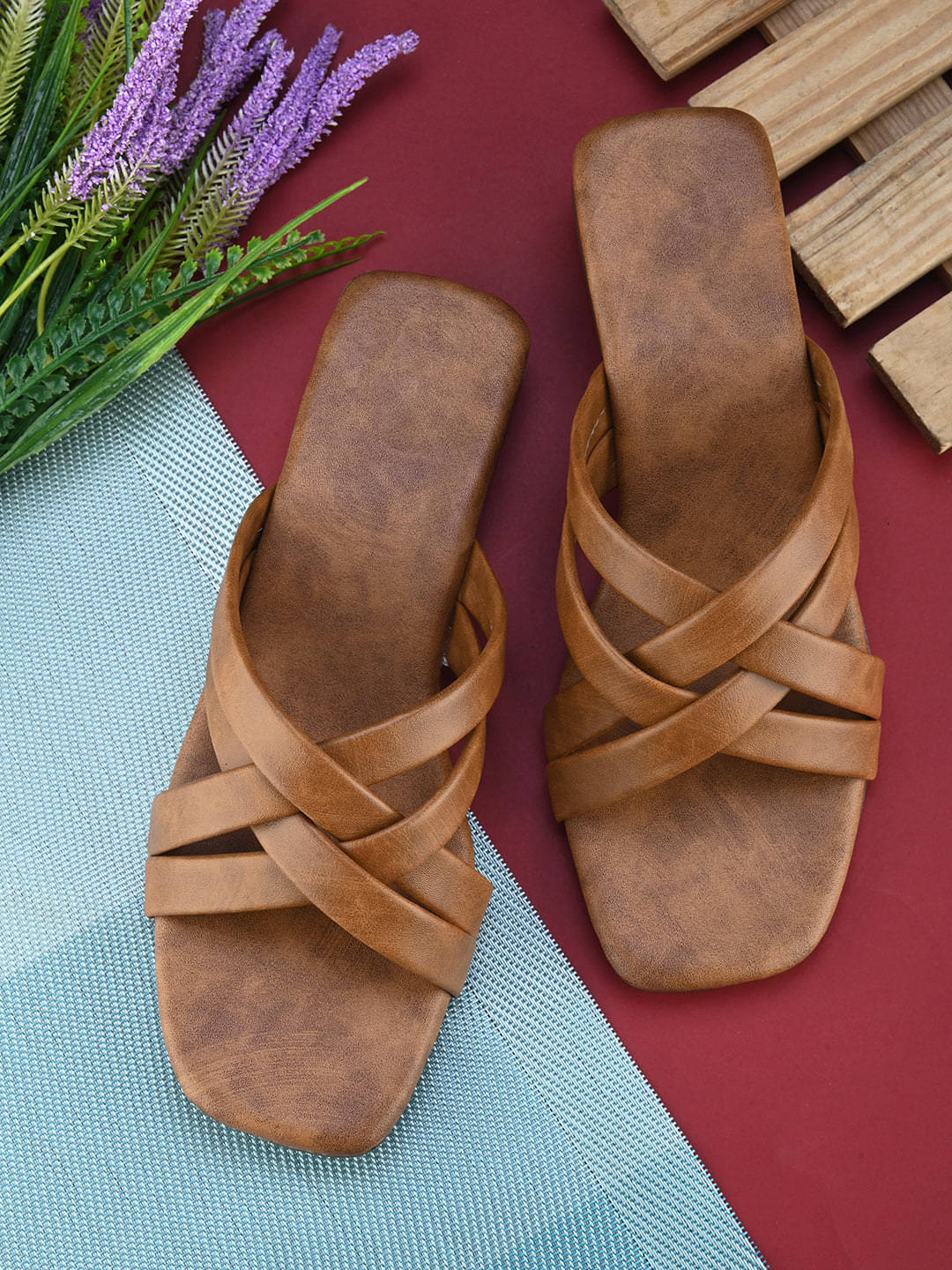     			XE Looks Tan Women's Flats
