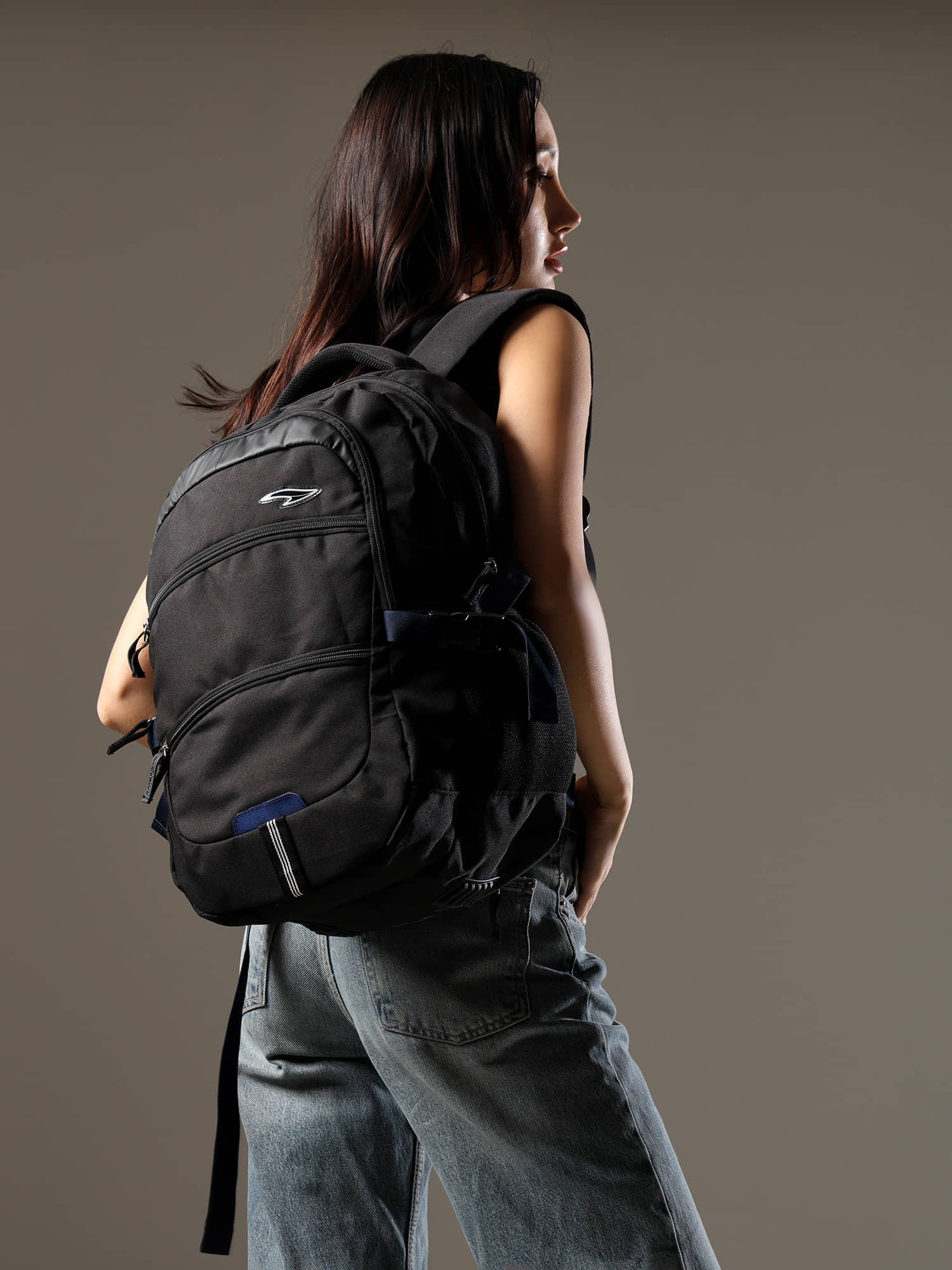 ASIAN 15 Ltrs Suede Backpack *For Men & Women ( Black ) - Handbags | Buy online on ZillyBuy