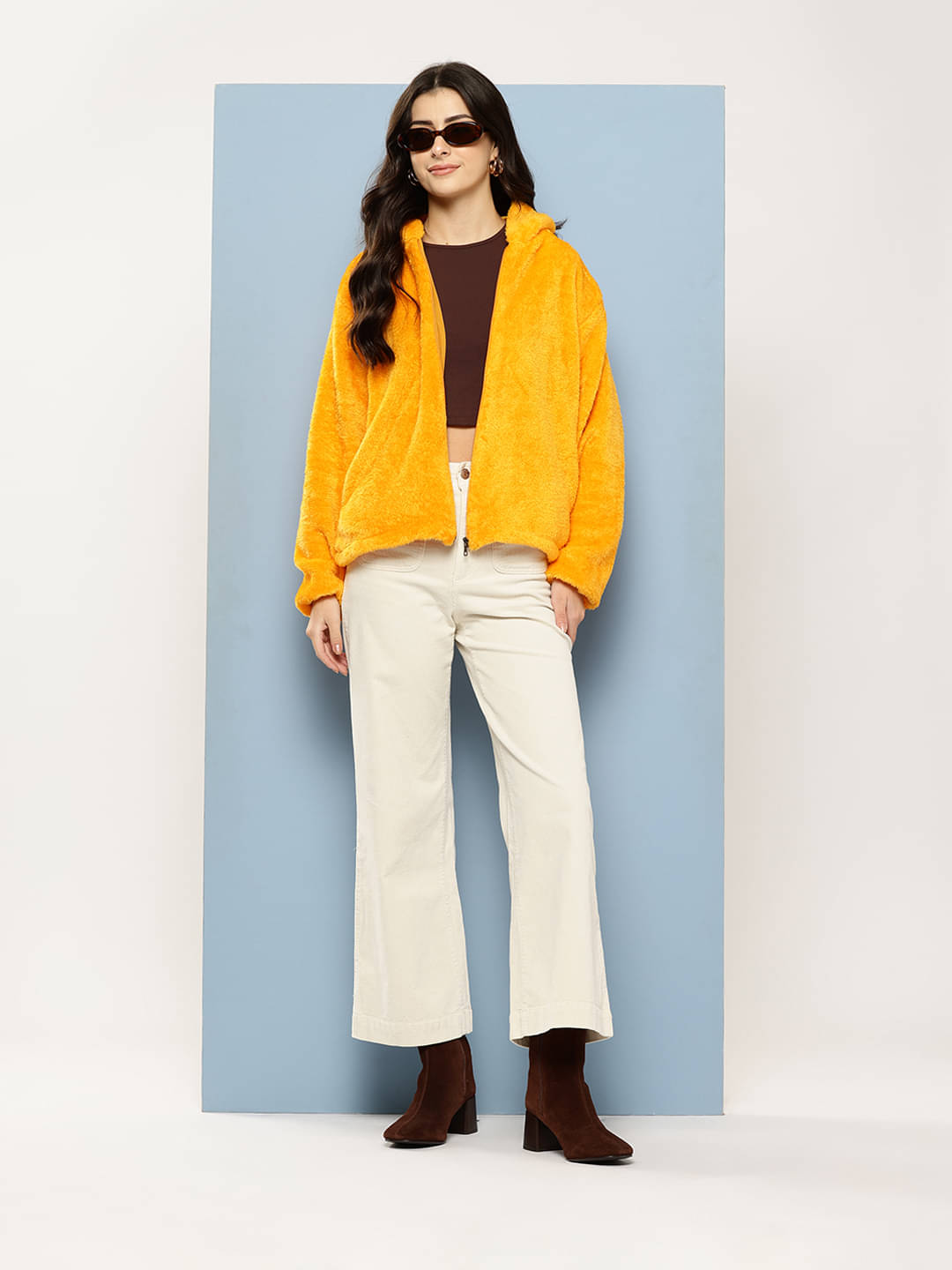 Aarika Women Regular Jacket ( Yellow ) Aarika Women Regular Jacket ( Yellow )