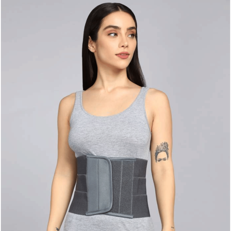 Abdominal Belt for after delivery for Women Post Care Abdominal Belt (Grey) Abdominal Belt for after delivery for Women Post Care Abdominal Belt (Grey)