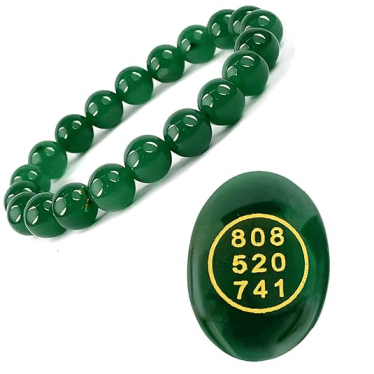 Al Crystal And Agate Green Bracelet ( Pack of 1 ) Al Crystal And Agate Green Bracelet ( Pack of 1 )
