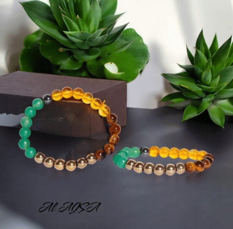 Al Crystal And Agate Multicolor Bracelet ( Pack of 1 ) Al Crystal And Agate Multicolor Bracelet ( Pack of 1 )