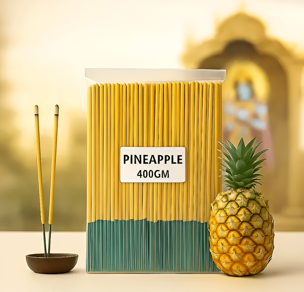 Dwarkesh Agarbatti Incense Black Dhoop Pineapple 400 gm ( Pack of 1 ) Dwarkesh Agarbatti Incense Black Dhoop Pineapple 400 gm ( Pack of 1 )