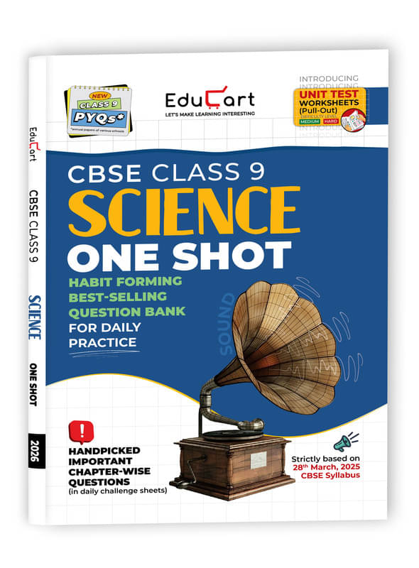     			Educart CBSE Class 9 Science One-shot Question Bank 2026 (Strictly for 2025-26 Exam)