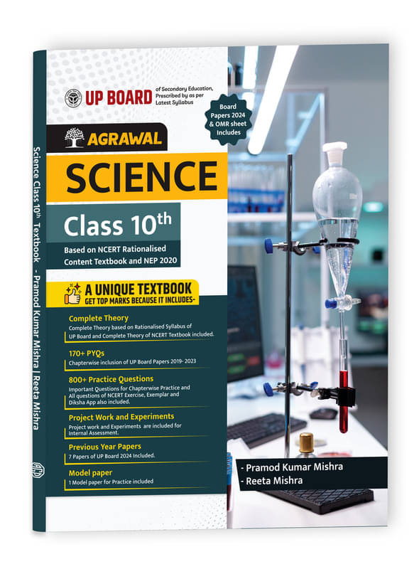 Educart UP Board Class 10 Science Textbook 2026 (Based on Latest Syllabus for 2025-26 Exam) - English Medium Educart UP Board Class 10 Science Textbook 2026 (Based on Latest Syllabus for 2025-26 Exam) - English Medium