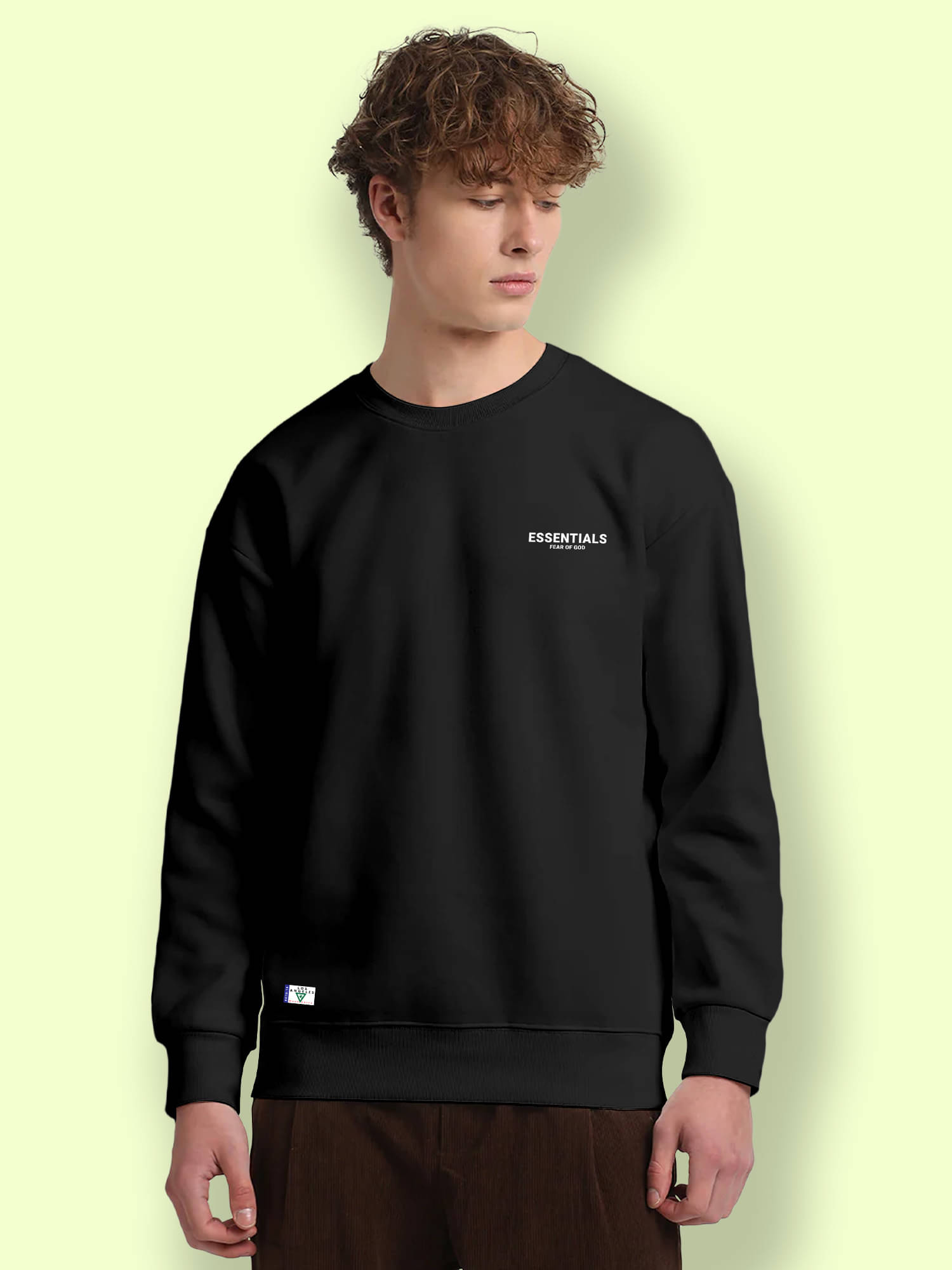     			FTX Fleece Round Neck Men's Sweatshirt - Black ( Pack of 1 )