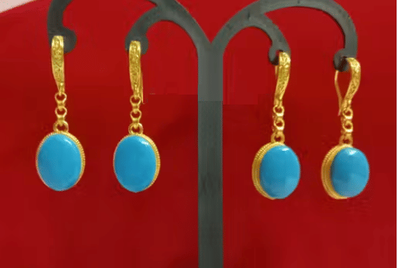     			Generic Saritas Digital Store Blue Huggies Earrings ( Pack of 1 )