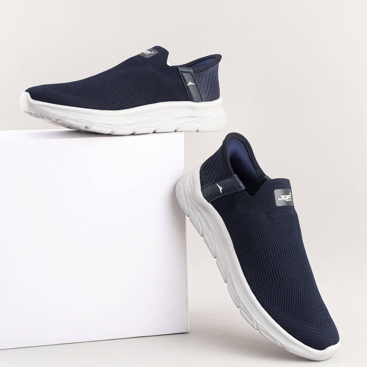     			JQR ZAPATOS-09 Navy Men's Sports Running Shoes