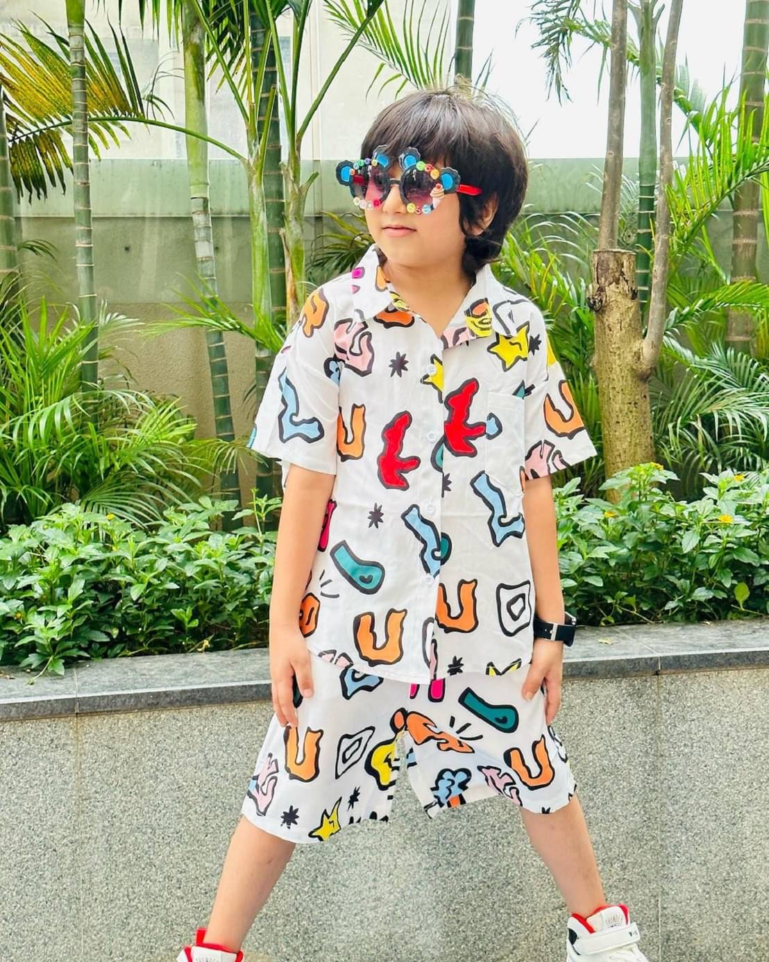 Lakhdatar Pack of 1 Boys Cotton Blend Shirt & Shorts Set ( Multicolor 1 ) Lakhdatar Pack of 1 Boys Cotton Blend Shirt & Shorts Set ( Multicolor 1 )