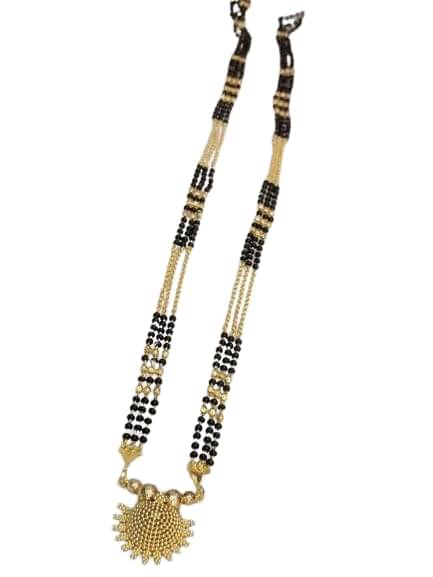     			SAJSHRUNGAR JEWELLERY Golden Mangalsutra Set ( Pack of 1 )