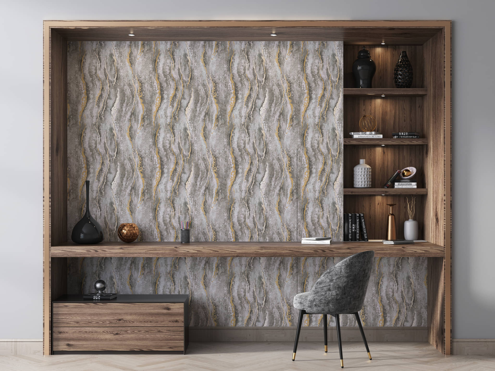 Sekhmet Floral Self-Adhesive Wallpaper PVC Peel & Kitchen & Furniture Makeover(60x200 cm) Sekhmet Floral Self-Adhesive Wallpaper PVC Peel & Kitchen & Furniture Makeover(60x200 cm)