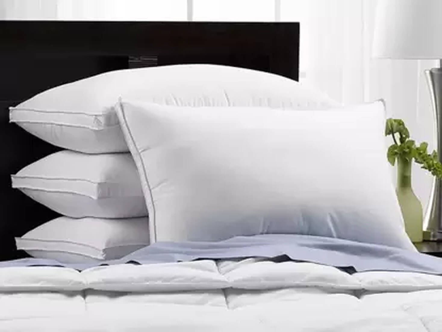     			Spinewell Set of 4 Fibre Pillow
