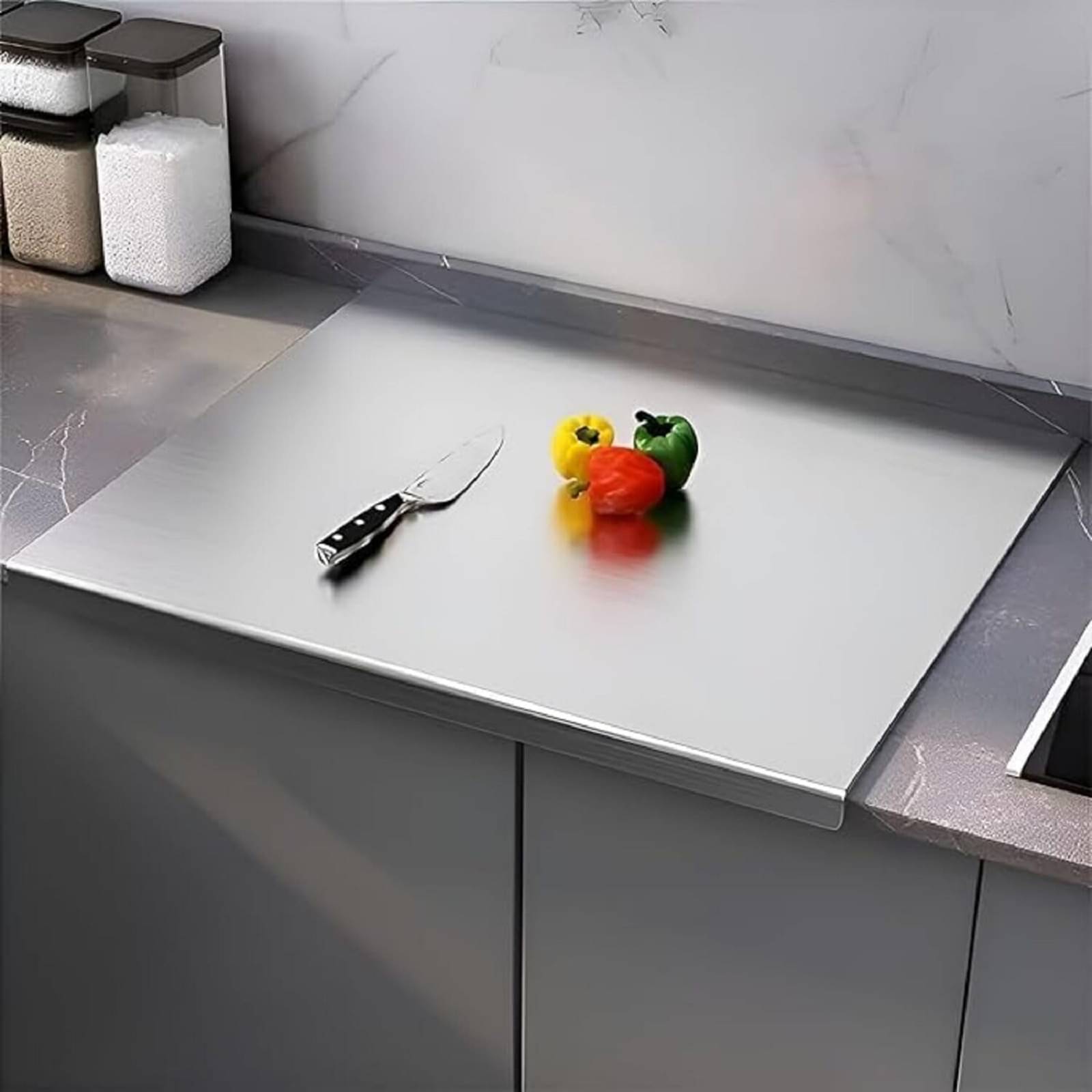     			Weizny Steel Chopping Board 41 cm ( Pack of 1 )