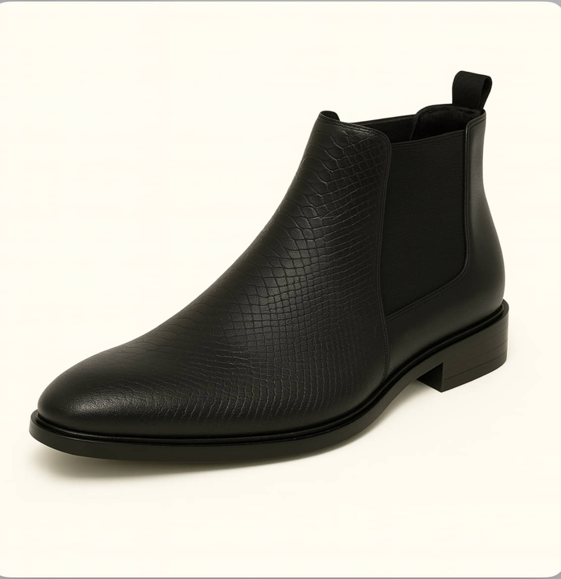vr the style Black Men's Chelsea Boots     			vr the style Black Men's Chelsea Boots