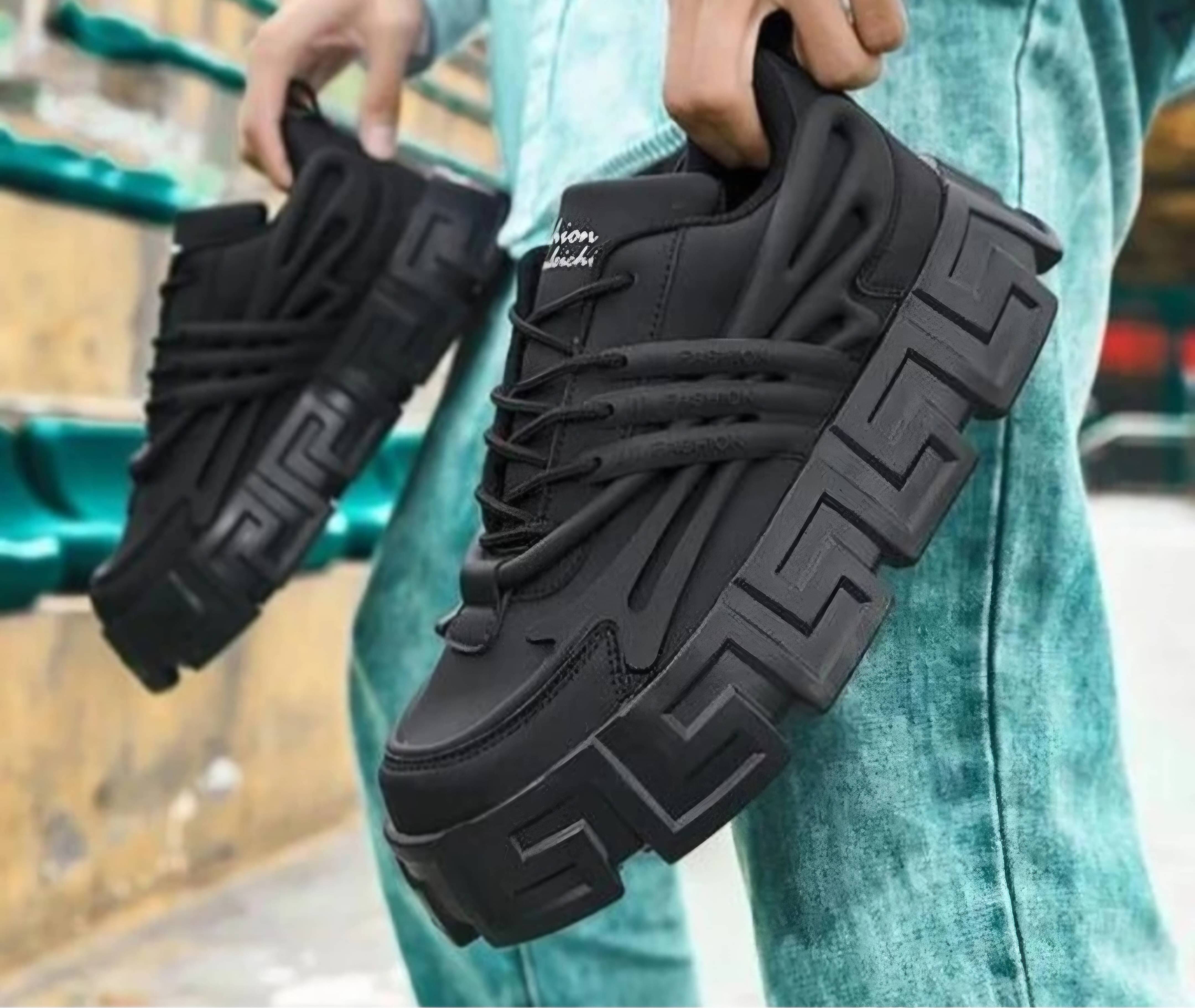     			wrizt Men's Outdoor Shoes Black Men's Lifestyle Shoes