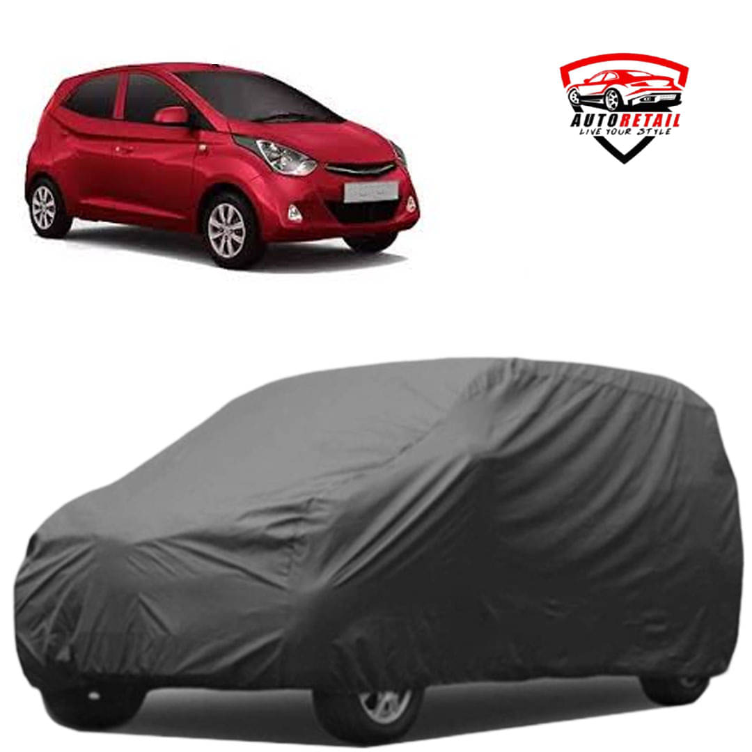     			AutoRetail Car Body Cover for Hyundai Eon [2014-2015] Without Mirror Pocket ( Pack of 1 ) , Grey