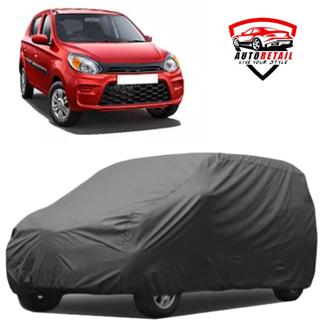 AutoRetail Car Body Cover for Maruti Suzuki Alto Without Mirror Pocket ( Pack of 1 ) , Grey