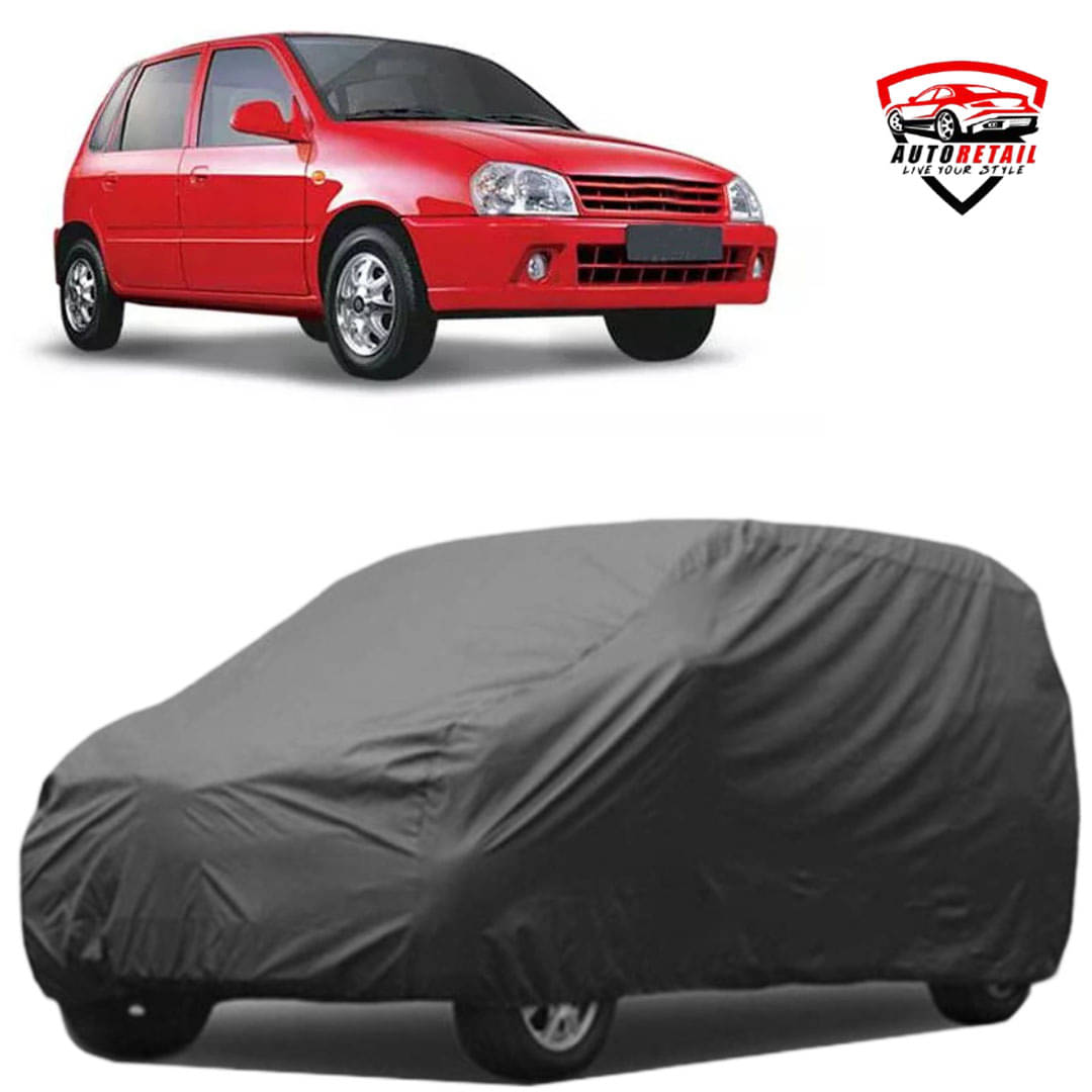     			AutoRetail Car Body Cover for Maruti Suzuki Zen [2003-2006] Without Mirror Pocket ( Pack of 1 ) , Grey