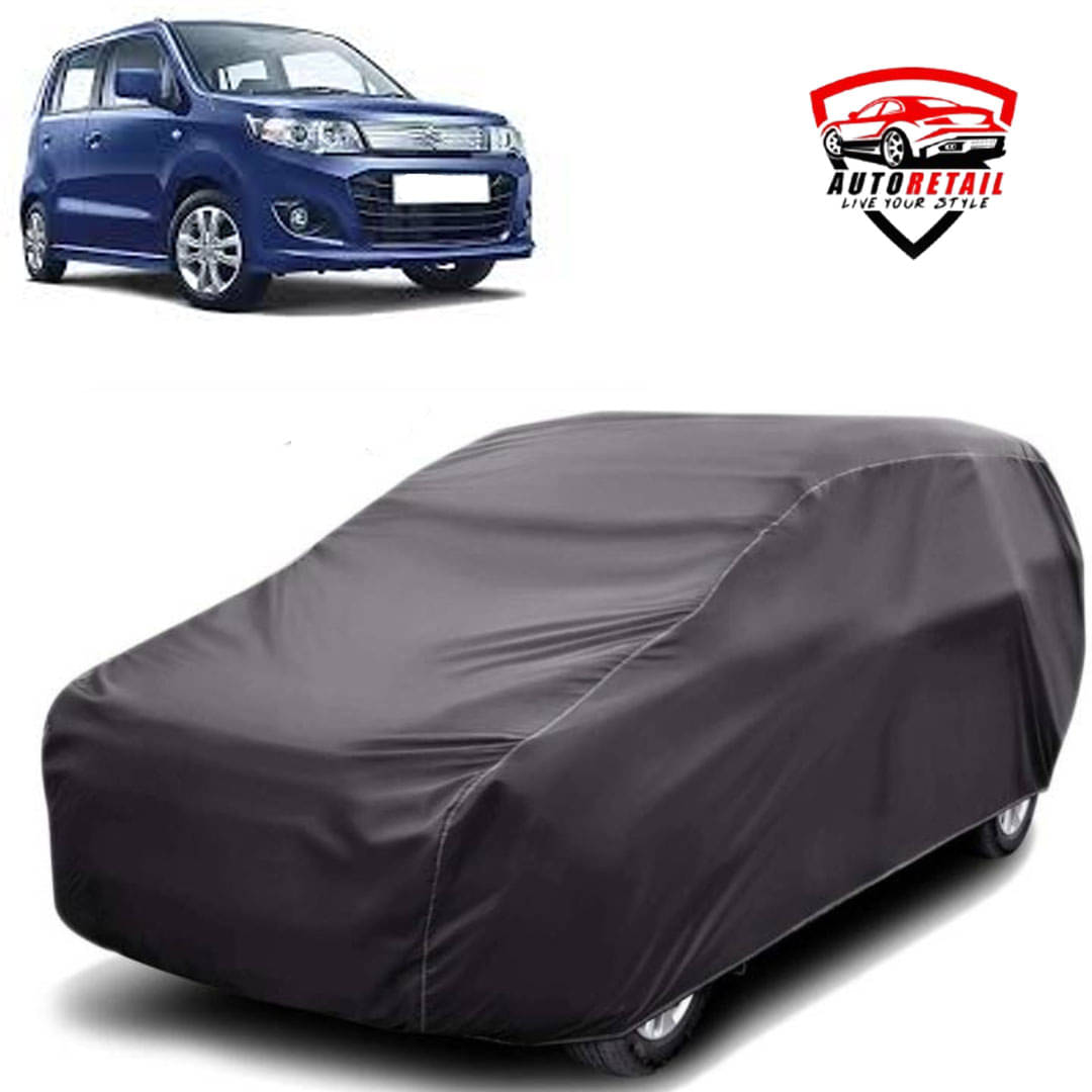     			AutoRetail Car Body Cover for Maruti Suzuki Wagon R [2006-2010] Without Mirror Pocket ( Pack of 1 ) , Grey