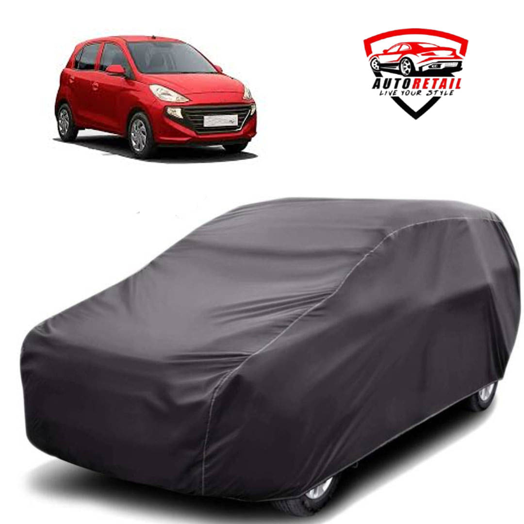    			AutoRetail Car Body Cover for Hyundai Santro Xing Without Mirror Pocket ( Pack of 1 ) , Grey