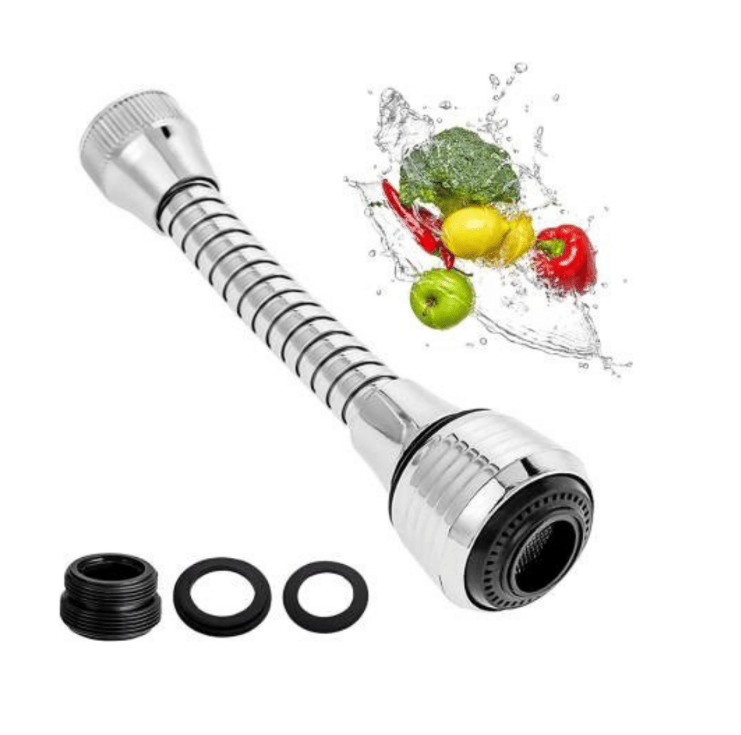 BATHBLISS Turbo Flex 360 degree Faucet Sprayer Plastic (ABS) Kitchen Sink Tap (Sink Cock)