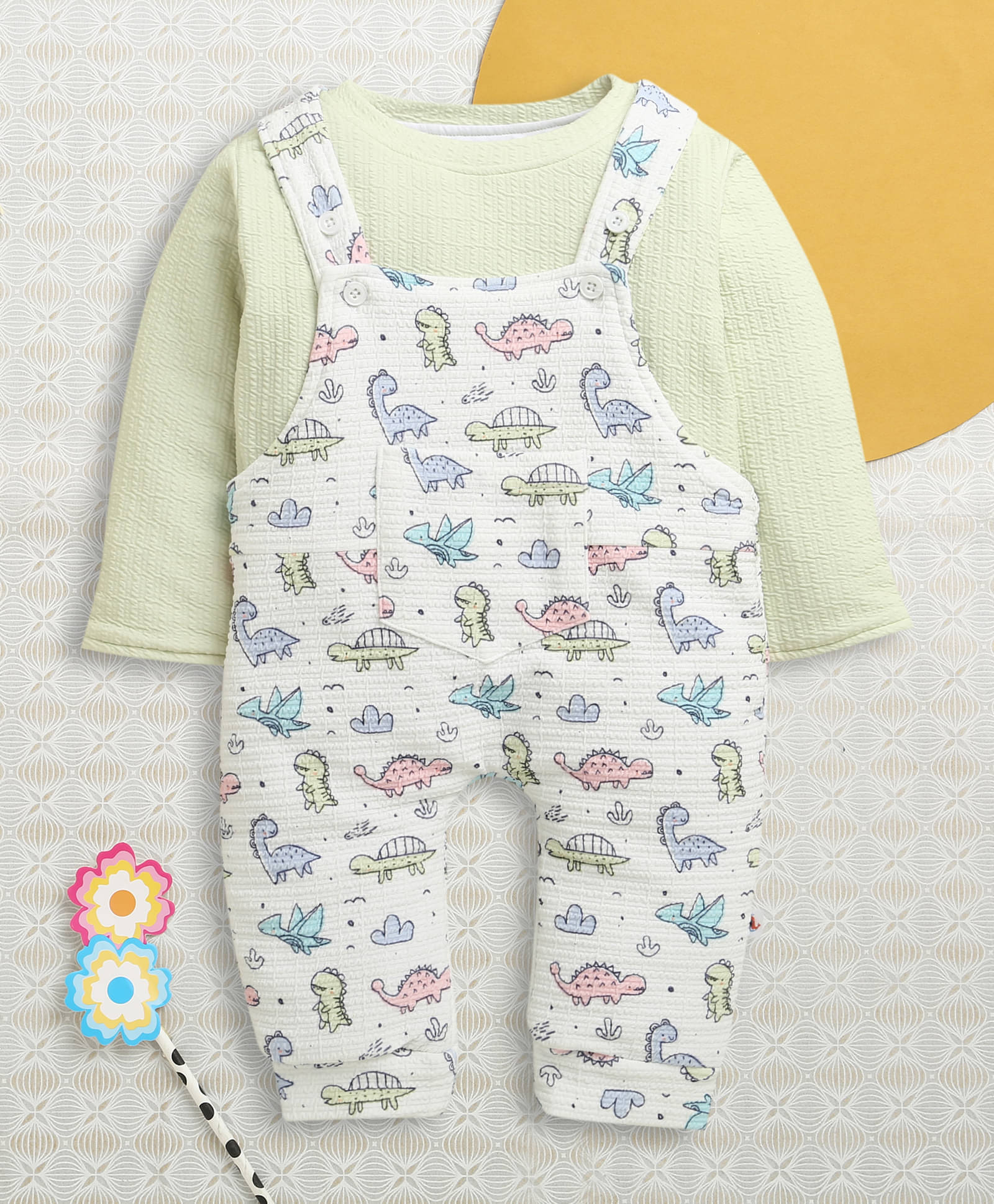 BUMZEE Pack of 1 Baby Boys Polyester Rompers ( White ) BUMZEE Pack of 1 Baby Boys Polyester Rompers ( White )