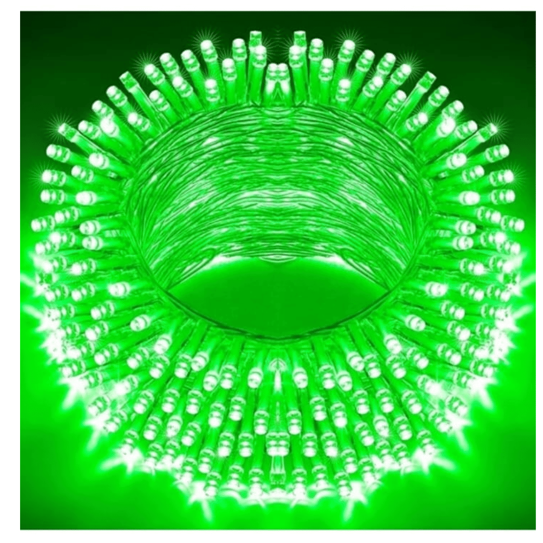     			COSCAT Green 11 Mtr Curtain String Light ( Pack of 1 )