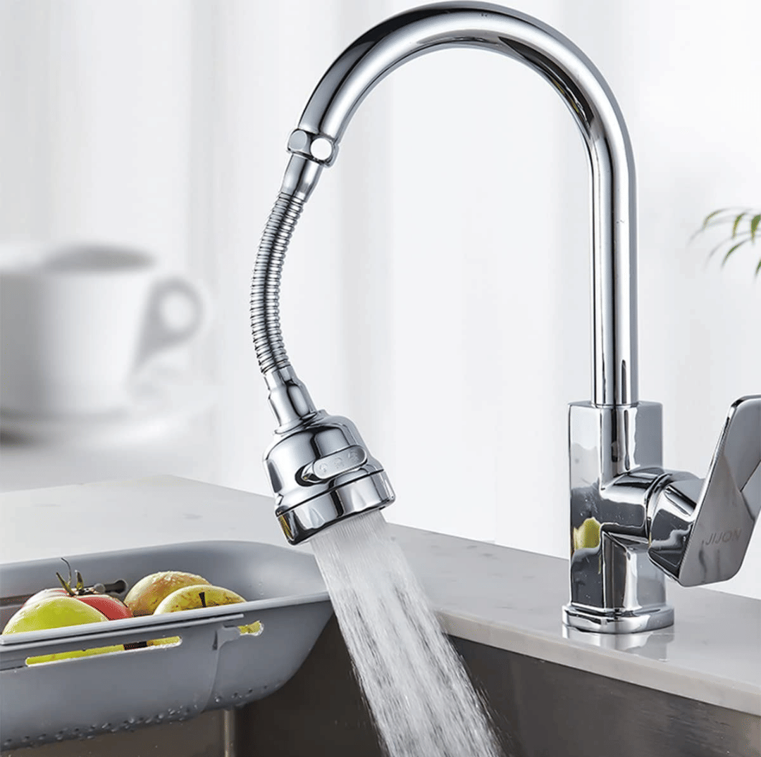 COSVIT 2 modes Tap Extender For Kitchen Sink Steel Kitchen Sink Tap (Sink Cock)