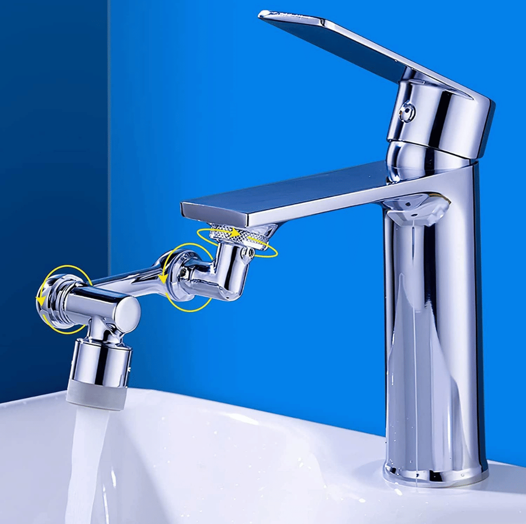 Cossimo Faucet Aerator 1080° Rotating Faucet Extender Plastic (ABS) Kitchen Sink Tap (Sink Cock)