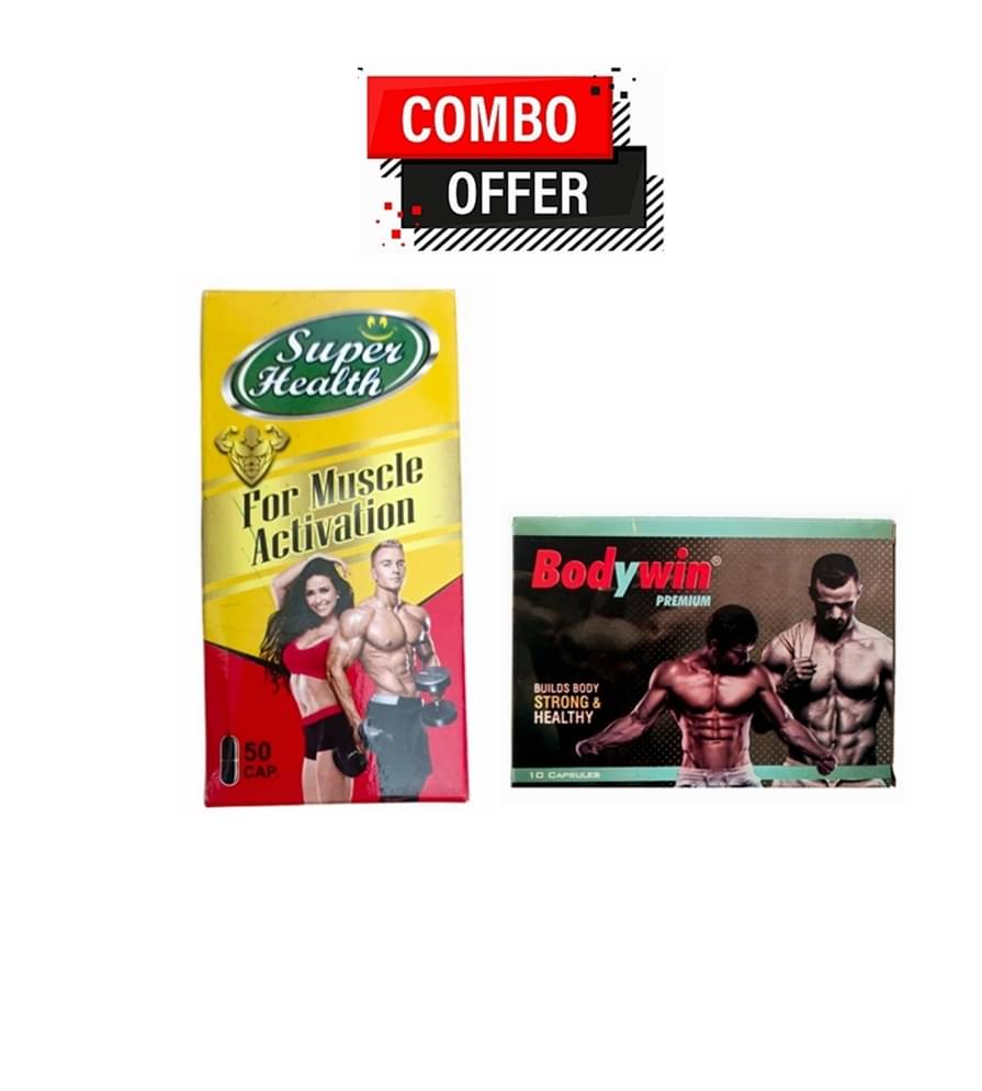 Dr. Chopra Super Health Capsule 50no.s & Wintrust BodyWin Capsule 10 no.s Unflavoured Pack of 2 Dr. Chopra Super Health Capsule 50no.s & Wintrust BodyWin Capsule 10 no.s Unflavoured Pack of 2