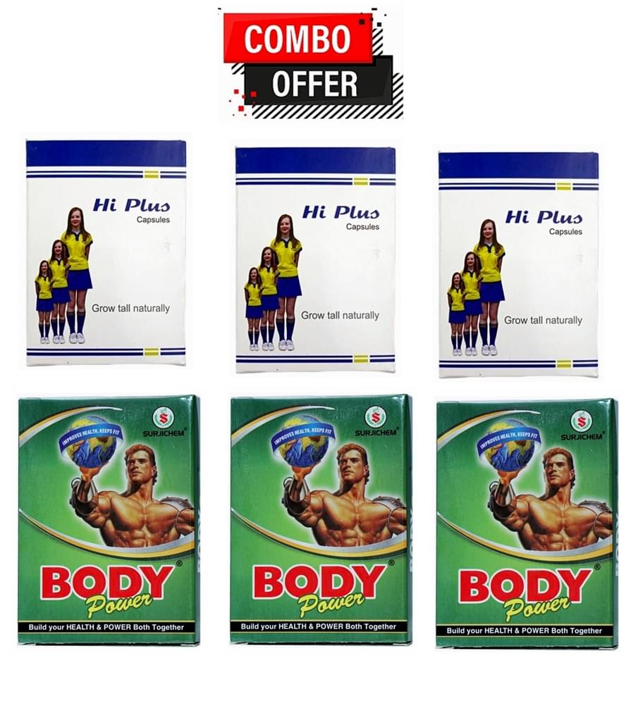     			Dr. Chopra Wintrust Hi Plus Capsule 30no.s & Surjichem Body Power Cap 30 10 no.s Unflavoured Single Pack