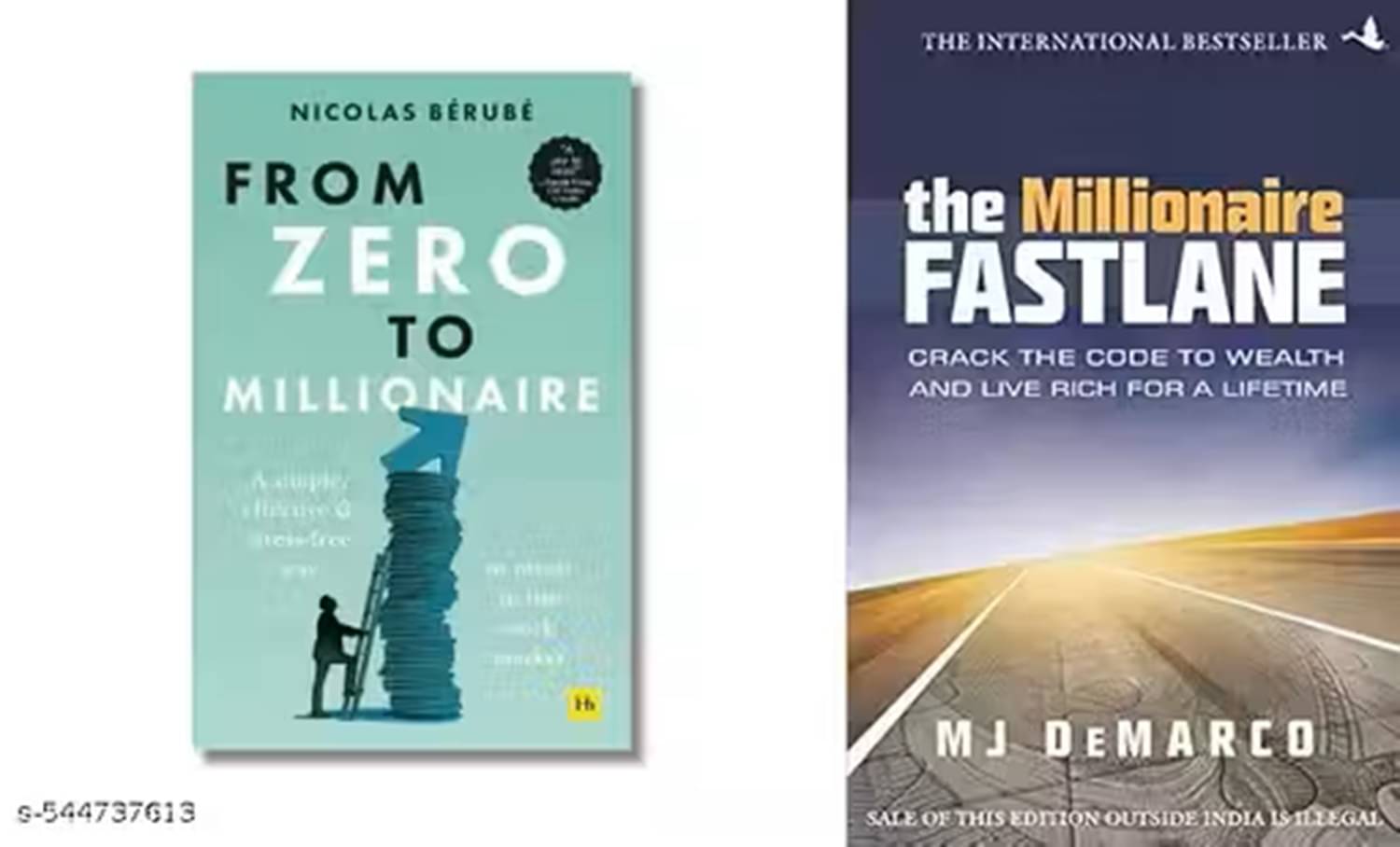 From Zero to Millionaire & The Millionaire Fastlane Set of 2 Books From Zero to Millionaire & The Millionaire Fastlane Set of 2 Books