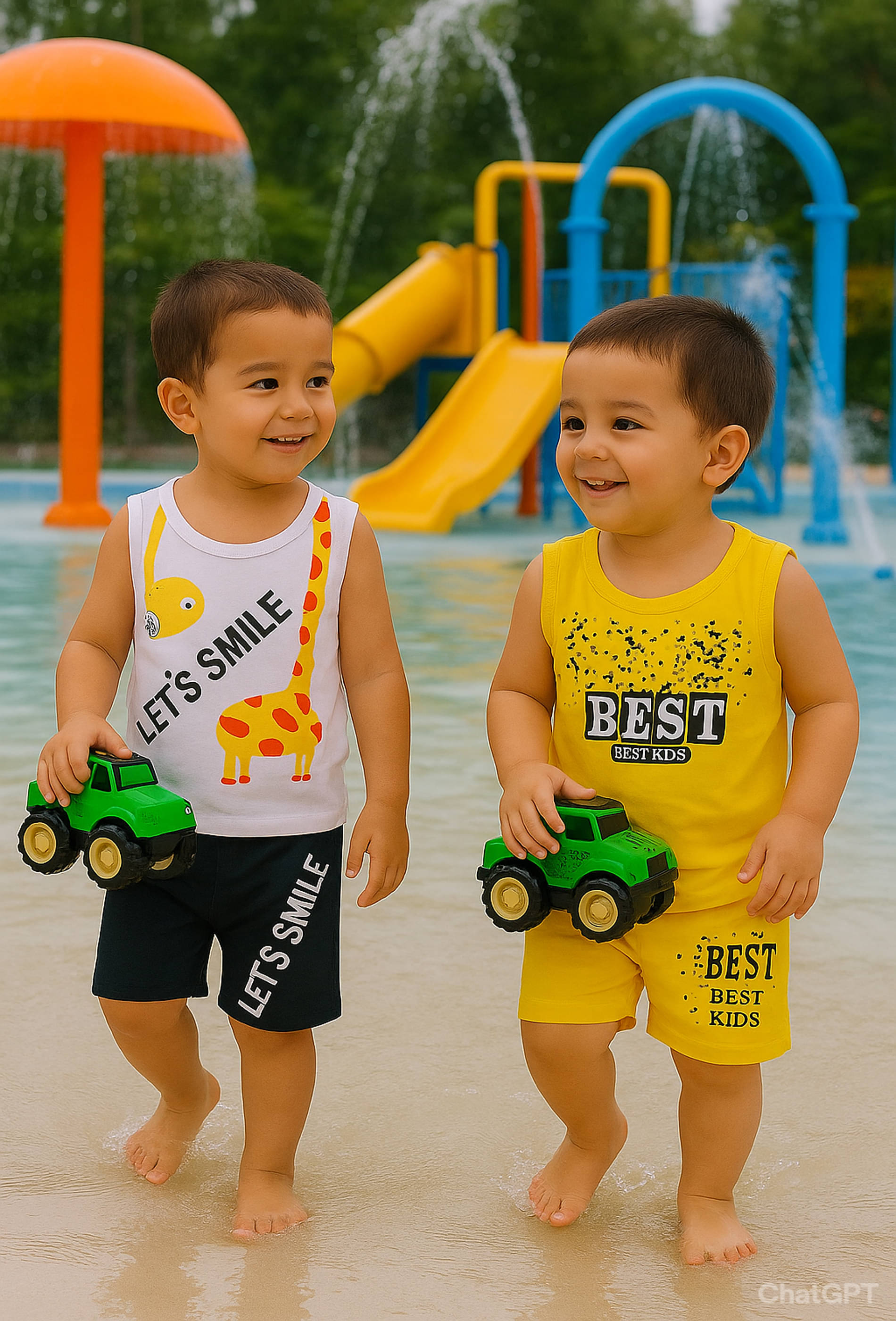 G Beauty Pack of 2 Baby Boys Cotton Shirt & Shorts Set ( Multicolor ) G Beauty Pack of 2 Baby Boys Cotton Shirt & Shorts Set ( Multicolor )