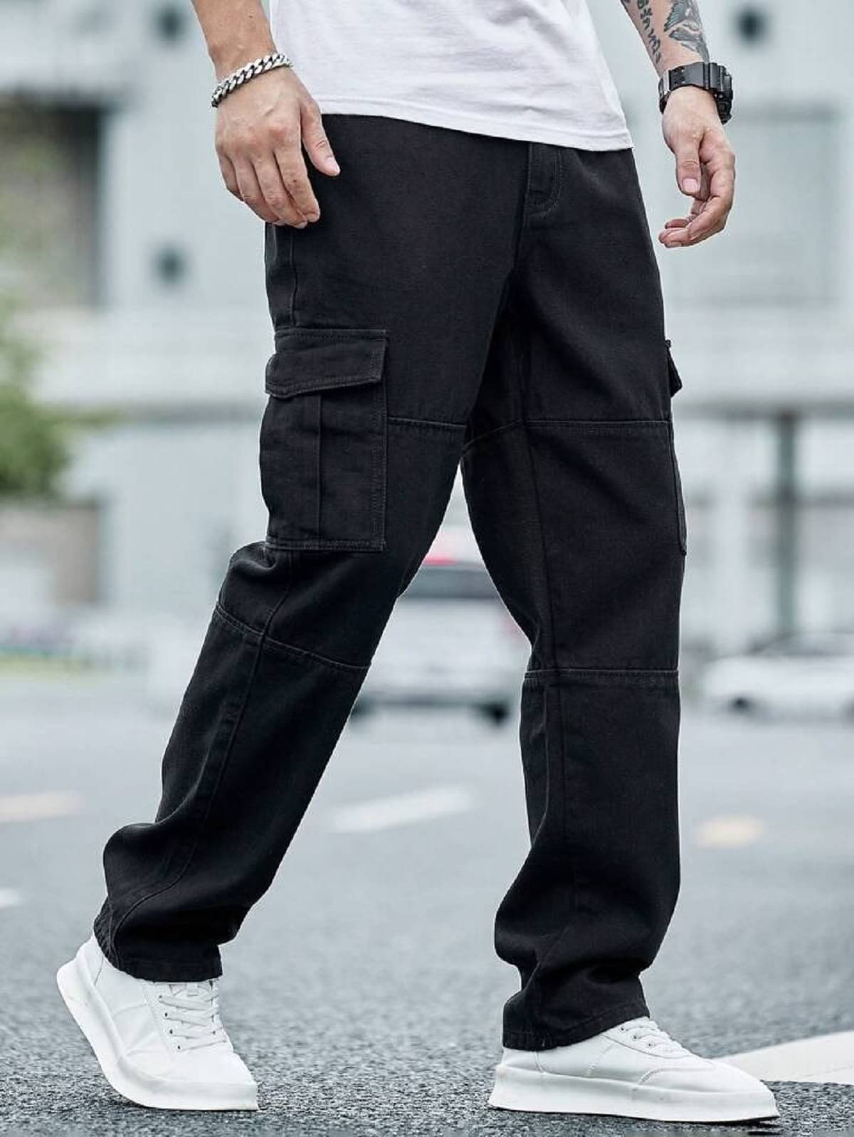     			GF Basic Men's Jeans - Black ( Pack of 1 )