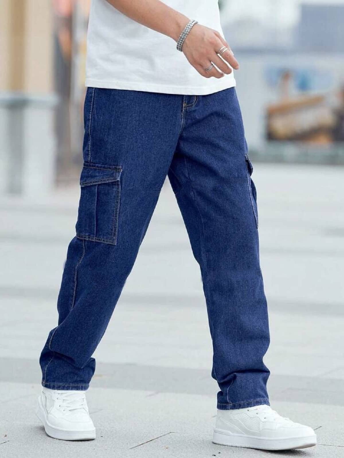 GF Basic Men's Jeans - Blue ( Pack of 1 ) - Jeans | Buy online on ZillyBuy