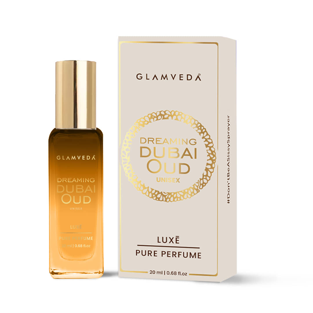 Glamveda Dreaming Dubai Oud - Luxe Pure Perfume Long-Lasting, 20ml