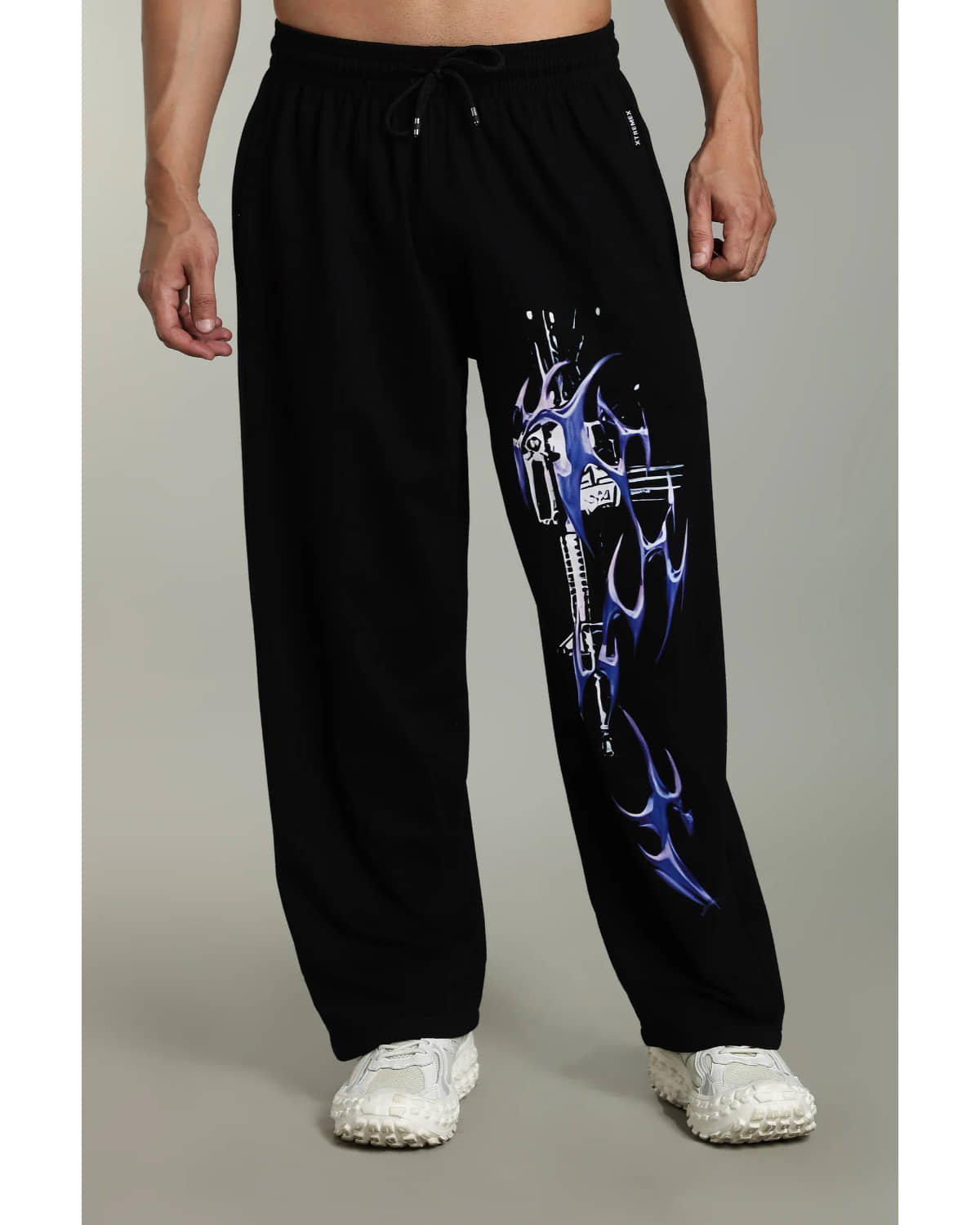 Glito Black Cotton Men's Joggers ( Pack of 1 ) - Track Pants | Buy online on ZillyBuy