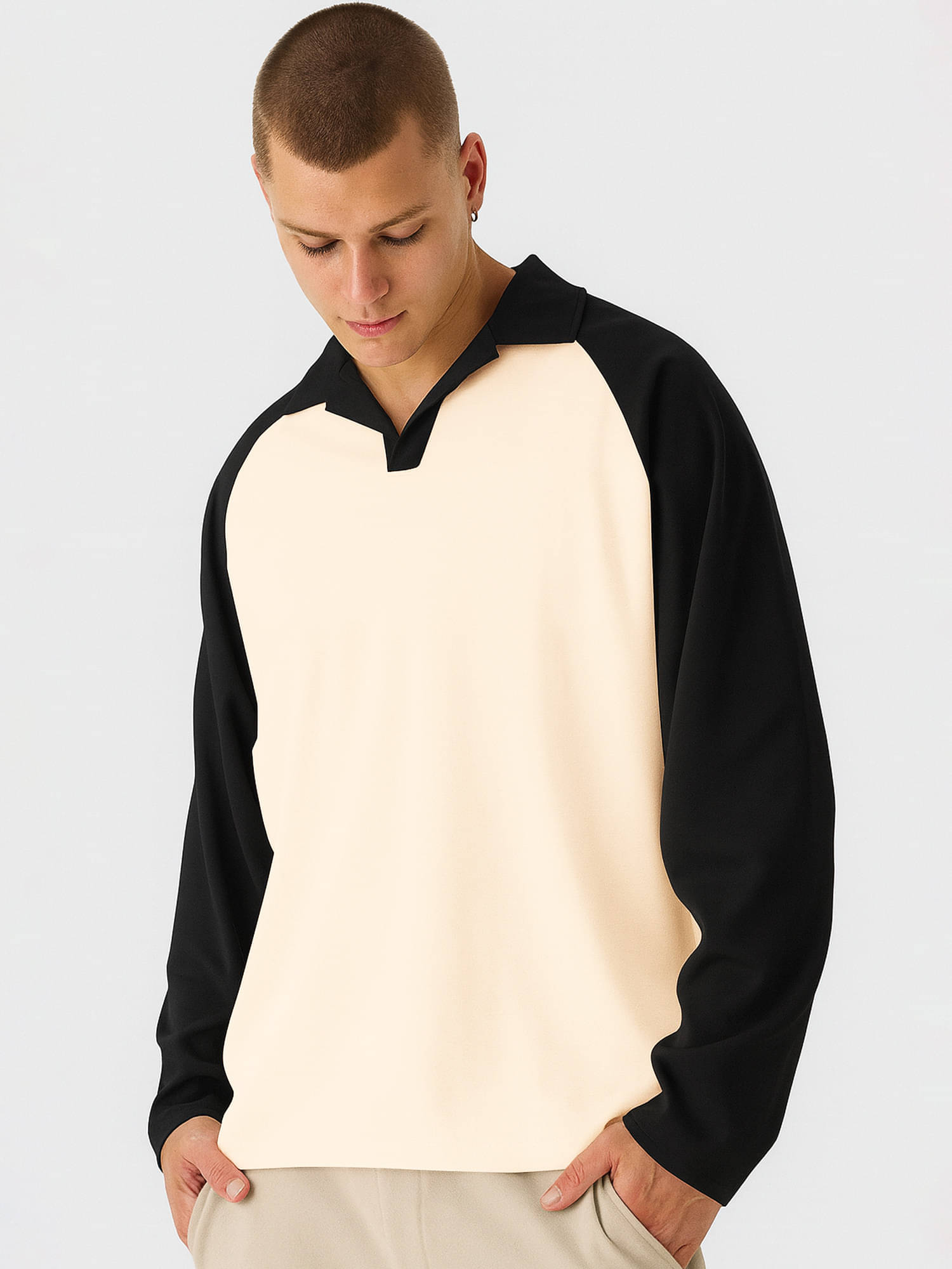     			JUMP CUTS Fleece Polo Collar Men's Sweatshirt - Multicolor ( Pack of 1 )