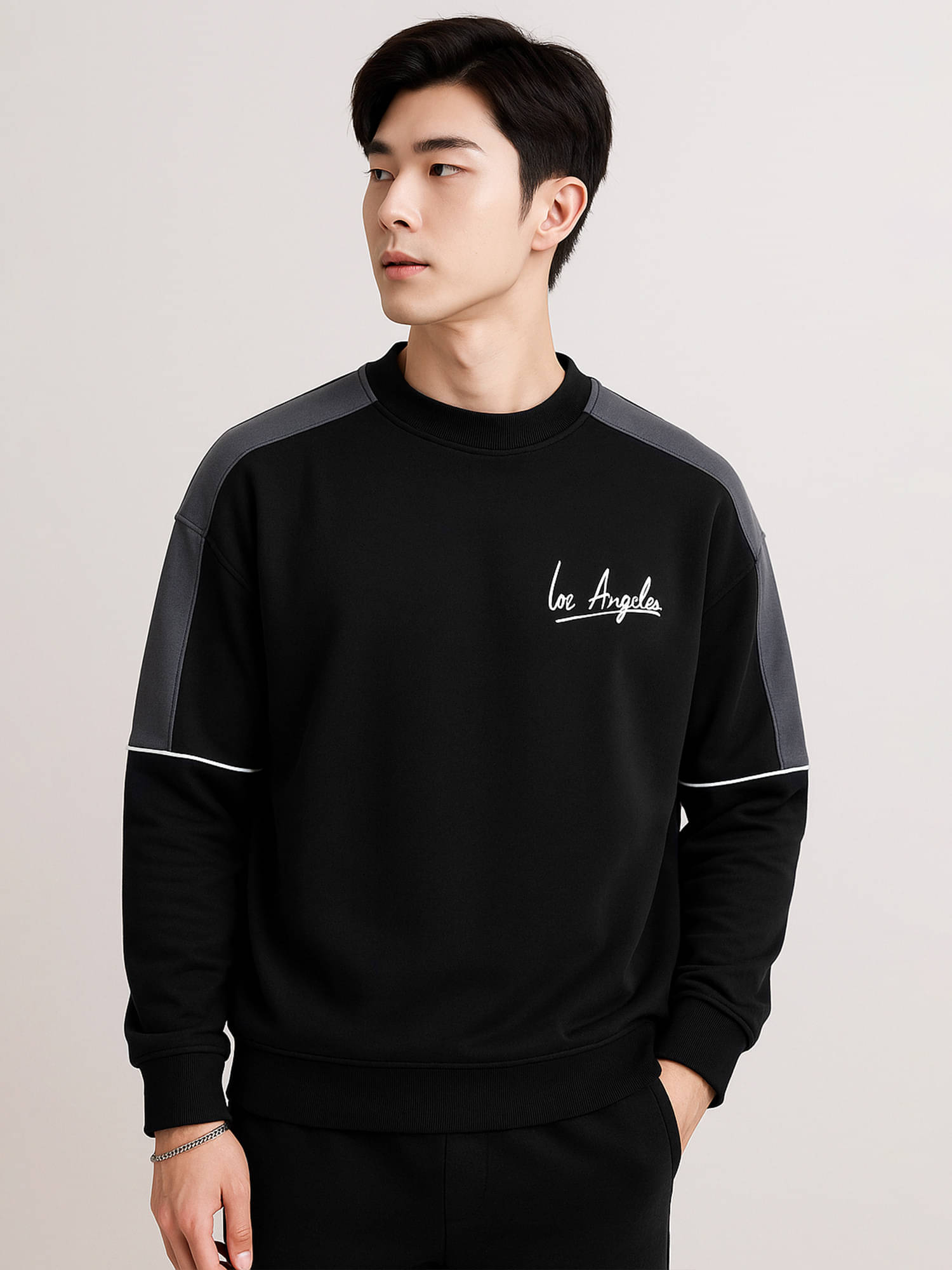 JUMP CUTS Fleece Round Neck Men's Sweatshirt - Multicolor ( Pack of 1 ) JUMP CUTS Fleece Round Neck Men's Sweatshirt - Multicolor ( Pack of 1 )