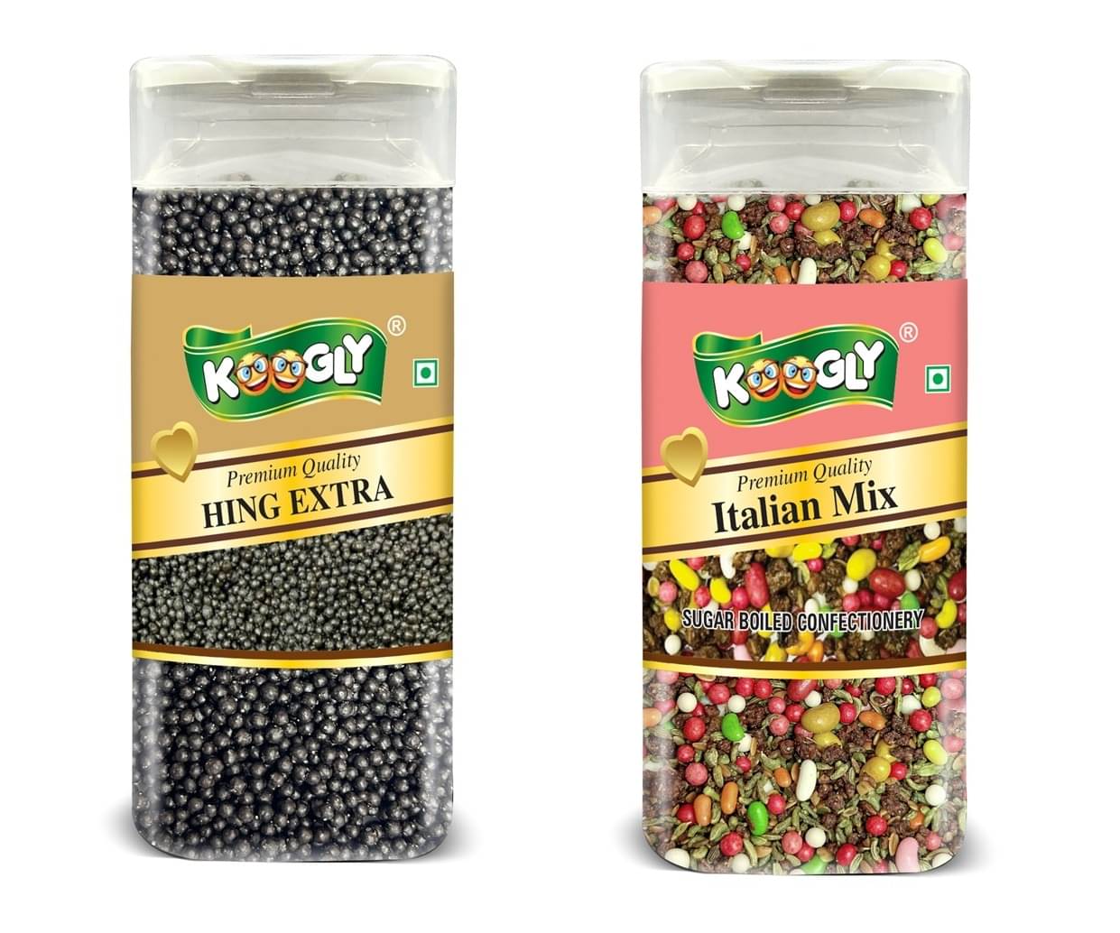 KOOGLY Hing Extra+ Italian Mix Hard Candies 480 gm KOOGLY Hing Extra+ Italian Mix Hard Candies 480 gm