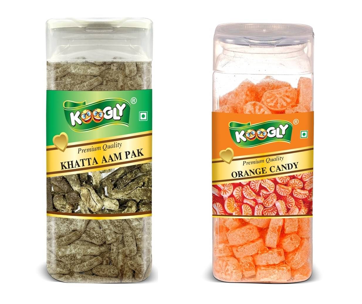    			KOOGLY Khatta Aampak+ Orange Candy Hard Candies 415 gm