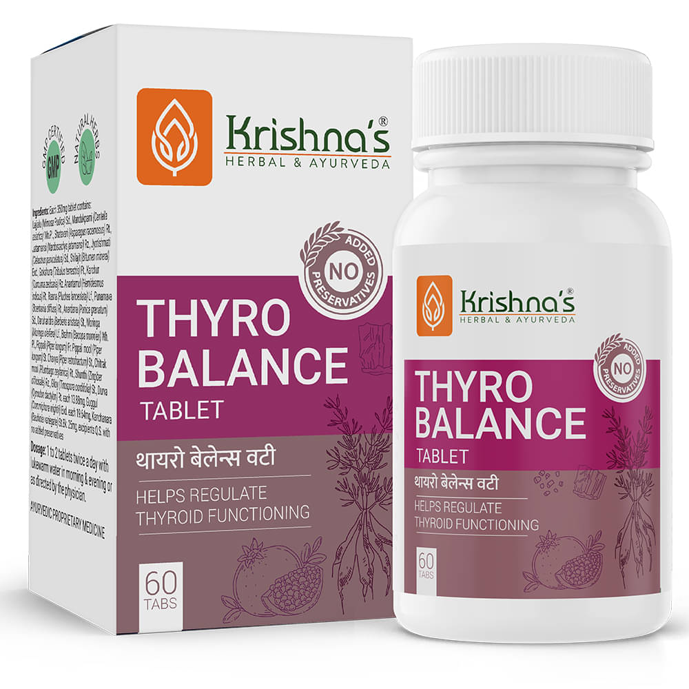     			Krishna's Herbal & Ayurveda Thyro Balance Tablet 60 No.s